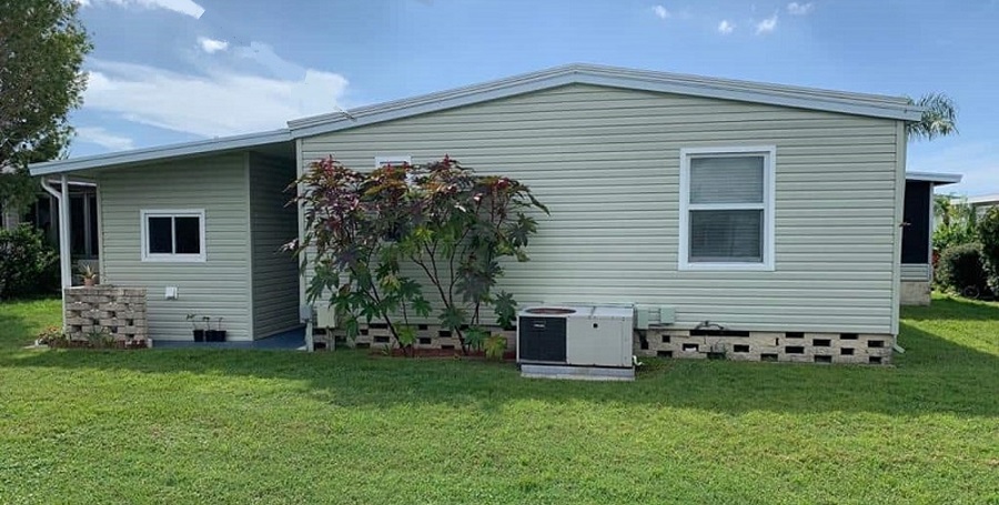 Manufactured home with additions certified for a VA loan.